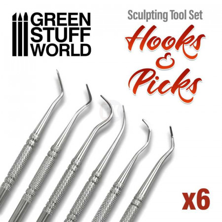 GSW: Sada 6 nástrojov Hook and Pick